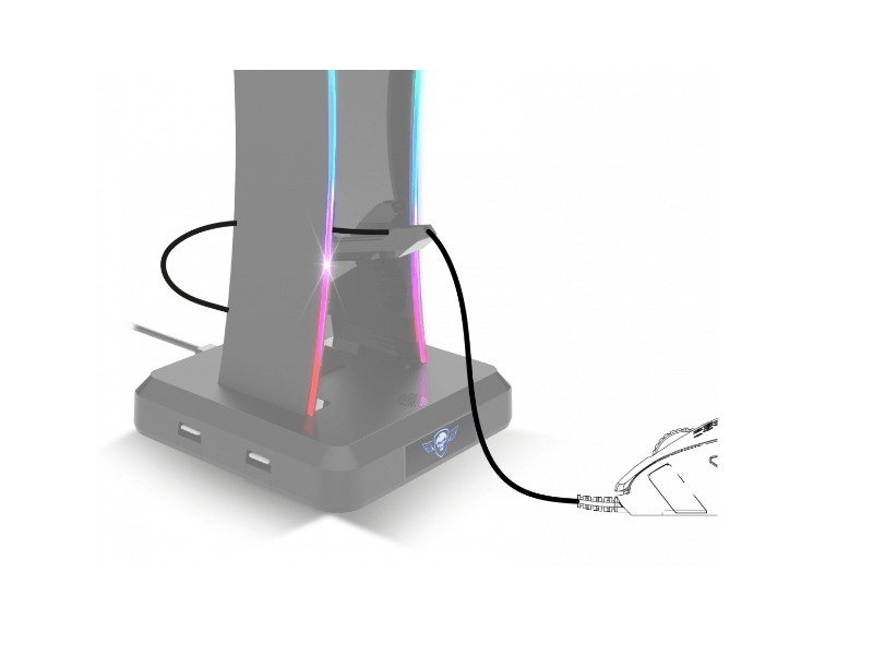 Spirit of Gamer Sentinel Fejhallgató állvány (SOG-STD1)