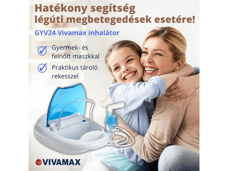 Vivamax GYV24 Kompresorski inhalator s odjeljkom za pohranu