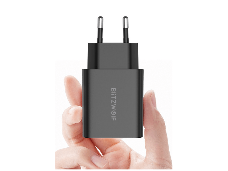 BLITZWOLF BW-S19 töltő adapter 20W 2 portos USB