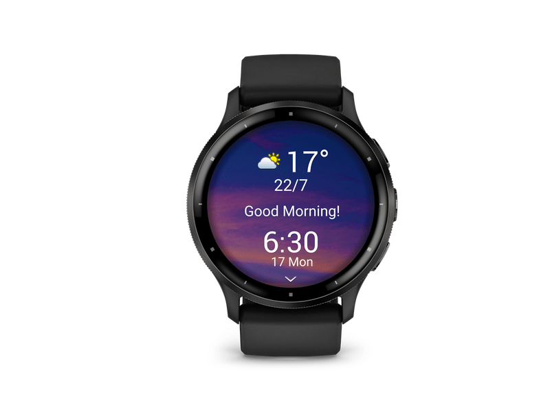 Garmin Venu 3 fekete, szilikon szíjjal (010-02784-01)