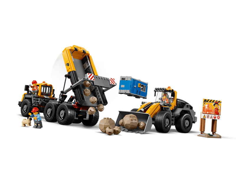 LEGO® City Homlokrakodó és billenőplatós teherautó (60494)