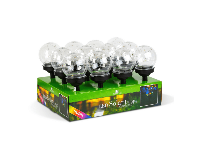 Garden of Eden 11709 Leszúrható szolár lámpa, gömb alakú