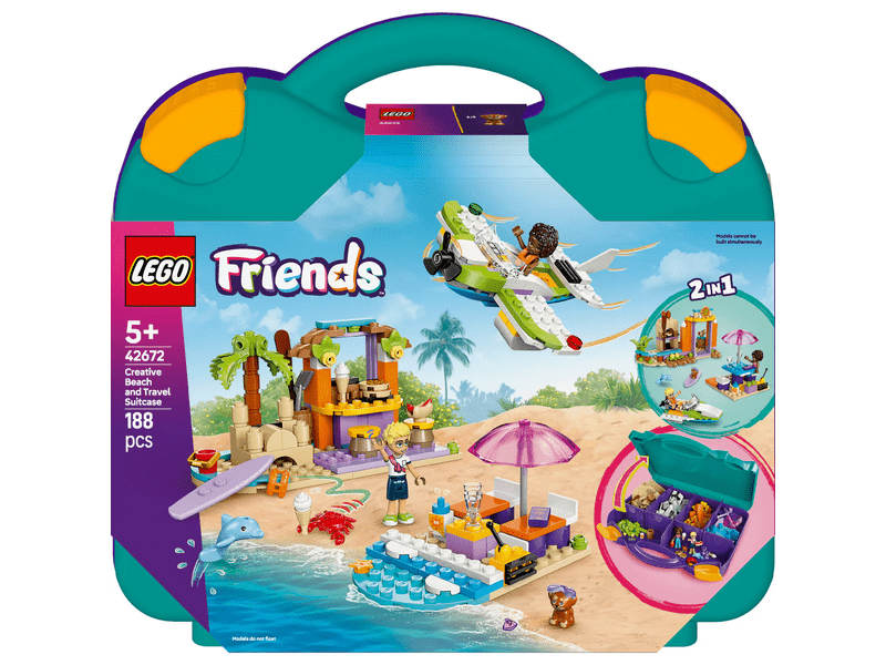 LEGO® Friends Kreatív tengerparti bőrönd (42672)