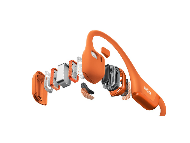 Shokz OpenRun Pro2 Bluetooth fülhallgató, narancssárga (S820-ST-OR)