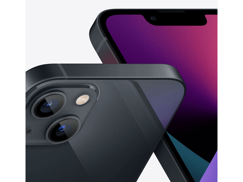 Apple iPhone 13 256GB Okostelefon, Éjfekete (MLQ63HU/A)