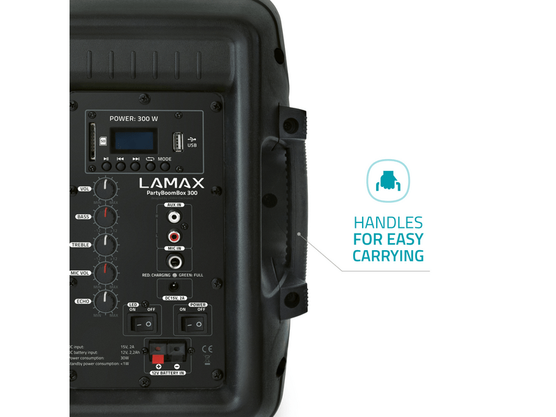 LAMAX PartyBoomBox300 Bluetooth hangszóró