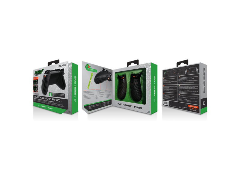 Bionik XBOX Series S/X Quickshot Pro Kontroller markolat csomag fehér-fekete (BNK-9074)