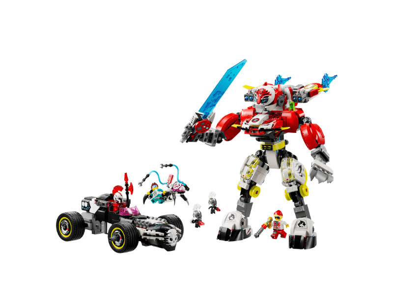 LEGO® DreamZzz™ Cooperov robotski tigar i Zeroov Hot Rod (71497)