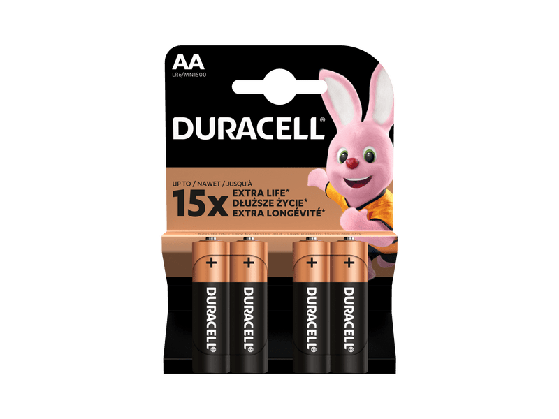 Duracell Basic AA elem, 4 db