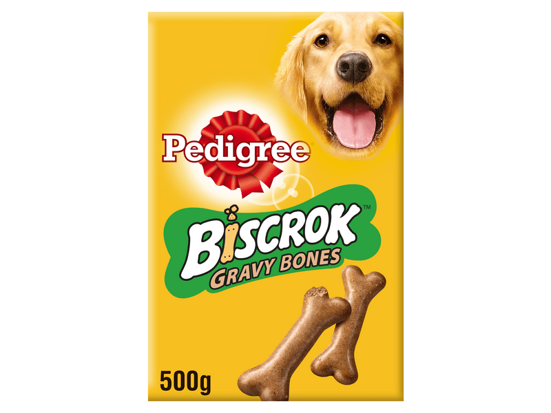 Pedigree Biscrok Gravy Bones falatok felnőtt kutyáknak 400g