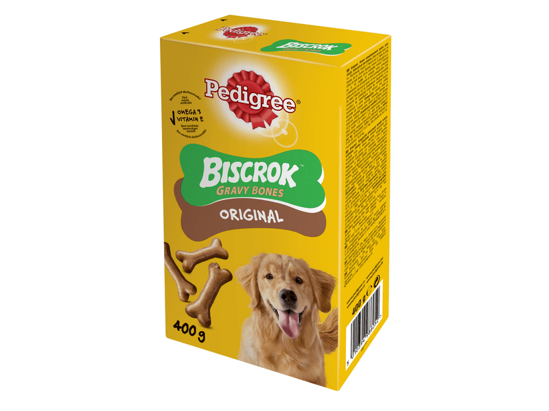Pedigree Biscrok Gravy Bones falatok felnőtt kutyáknak 400g