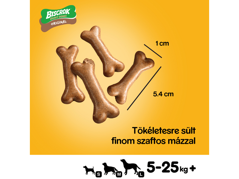 Pedigree Biscrok Gravy Bones falatok felnőtt kutyáknak 400g