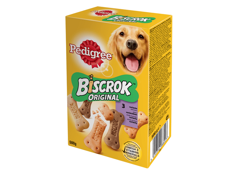 Pedigree Biscrok Original falatok felnőtt kutyáknak 500g