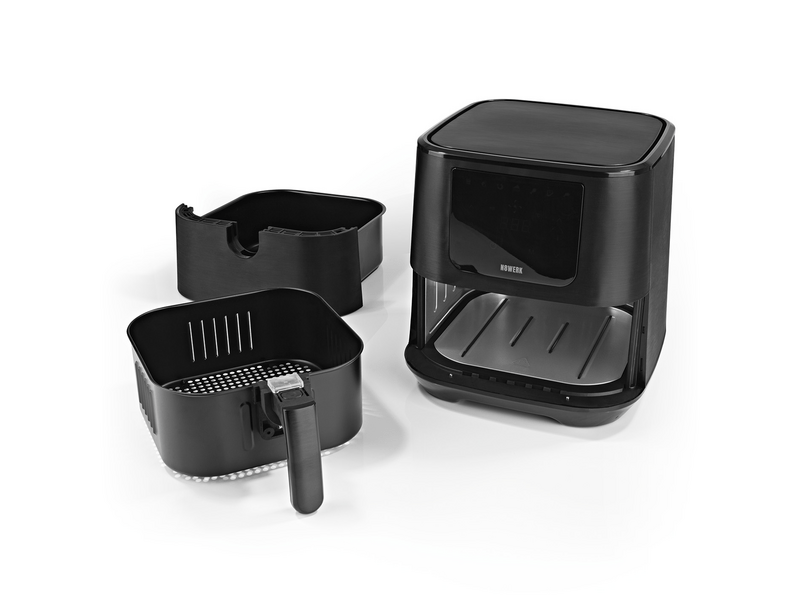 N8werk DS05050 Forrólevegős sütő, fekete