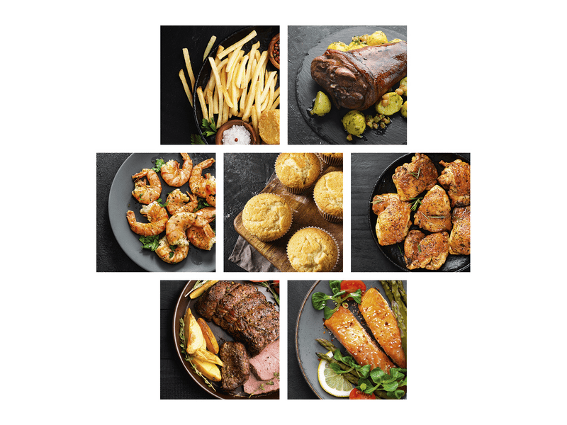 N8werk DS05050 Forrólevegős sütő, fekete