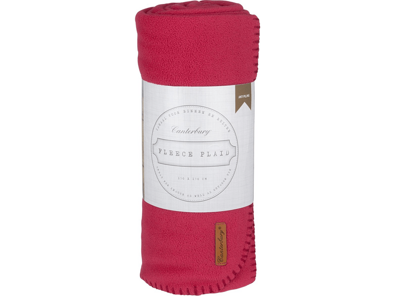 Canterbury Fleece Plaid gyapjú pléd, bordó (34630)