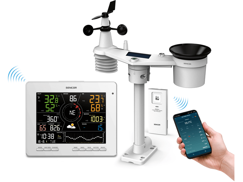 Sencor SWS 16600 WiFi SH Meteorológiai állomás