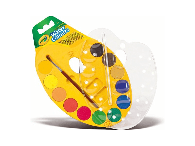 Crayola Vízfesték palettán 12 színű 53-8434