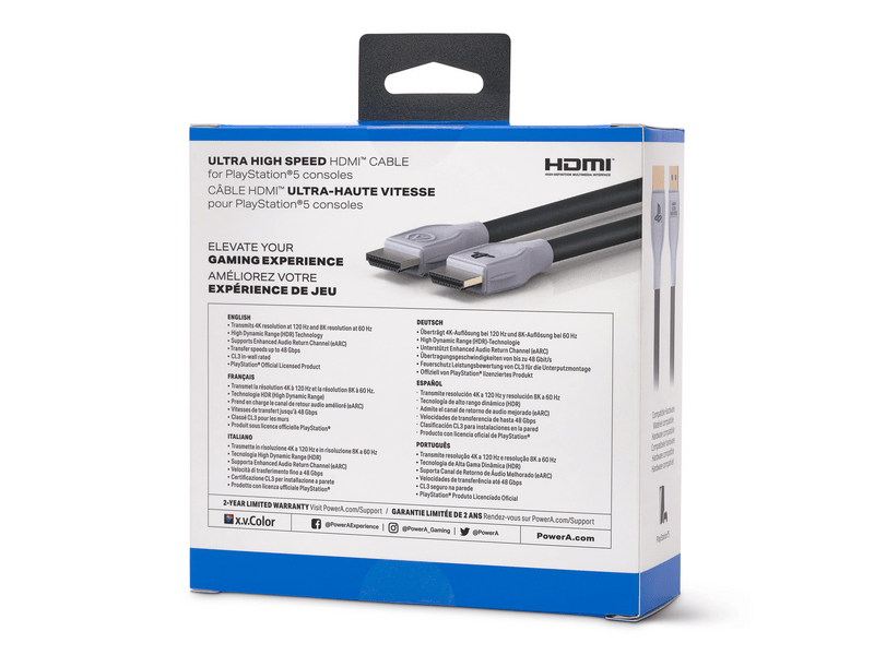 PowerA 1520481-01 PlayStation 5 HDMI kábel