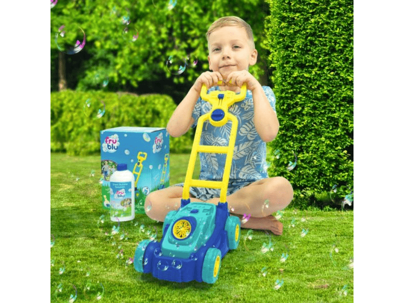 FruBlu: Buborékfújó fűnyíró, 0,4 liter folyadékkal