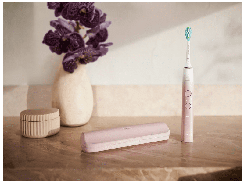 Philips HX9911/84 DiamondClean 9000 Sonicare Elektromos fogkefe, rózsaszín-fehér