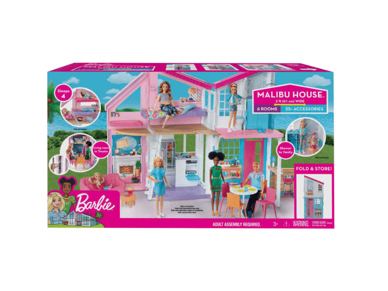 Mattel FXG57 Barbie Malibu Tengerparti Álomház