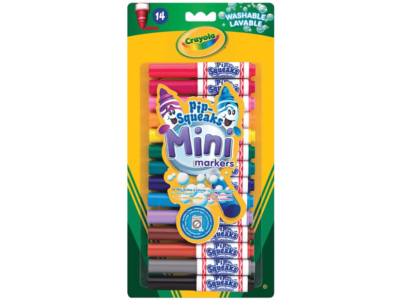 Crayola Pip-Squeaks Kimosható minifilct 14db 58-8343