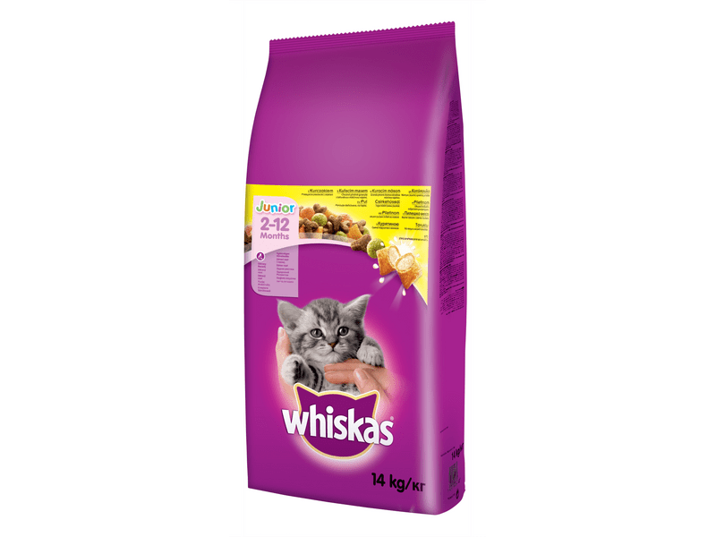 Whiskas Junior száraztáp kölyökmacskáknak, 14 kg