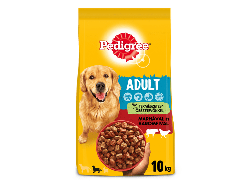 Pedigree száraztáp marha&baromfi felnőtt kutyák számára 10kg