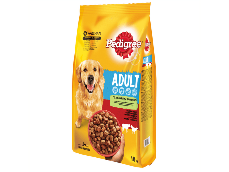 Pedigree száraztáp marha&baromfi felnőtt kutyák számára 10kg