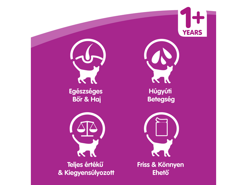 Whiskas tasakos szárnyas válogatás aszpikban, 12x 100 g