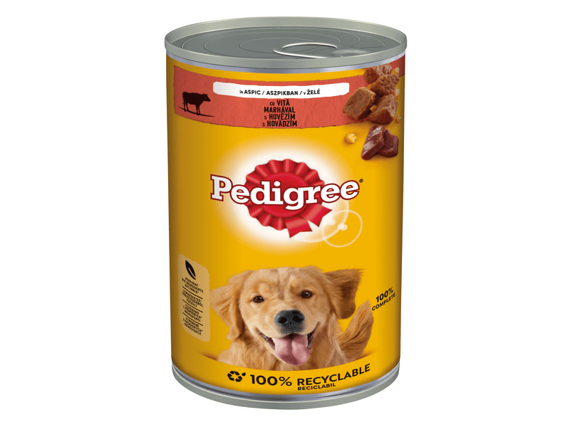 Pedigree marhahús konzerv zselében felnőtt kutyáknak 1200g
