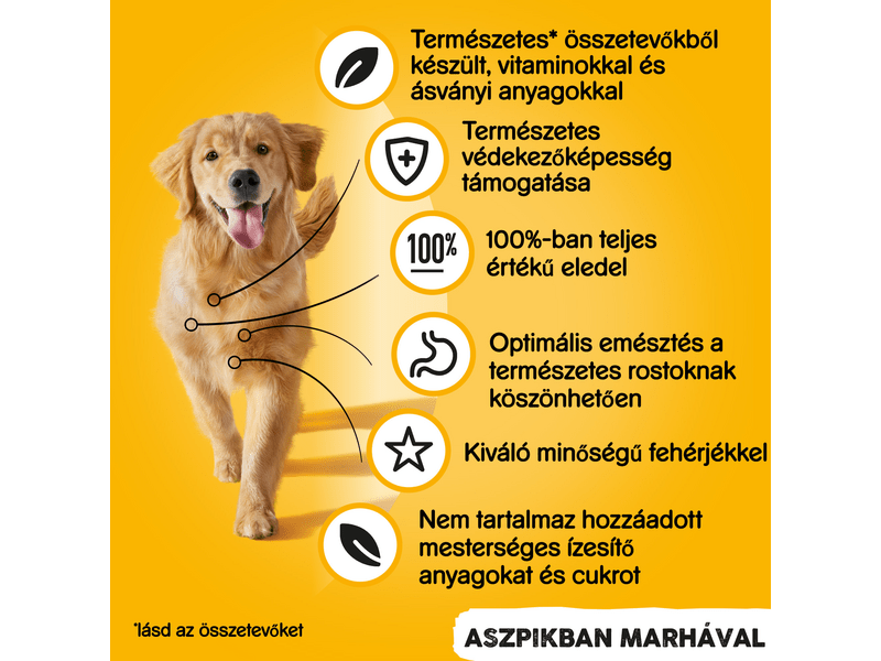 Pedigree marhahús konzerv zselében felnőtt kutyáknak 1200g