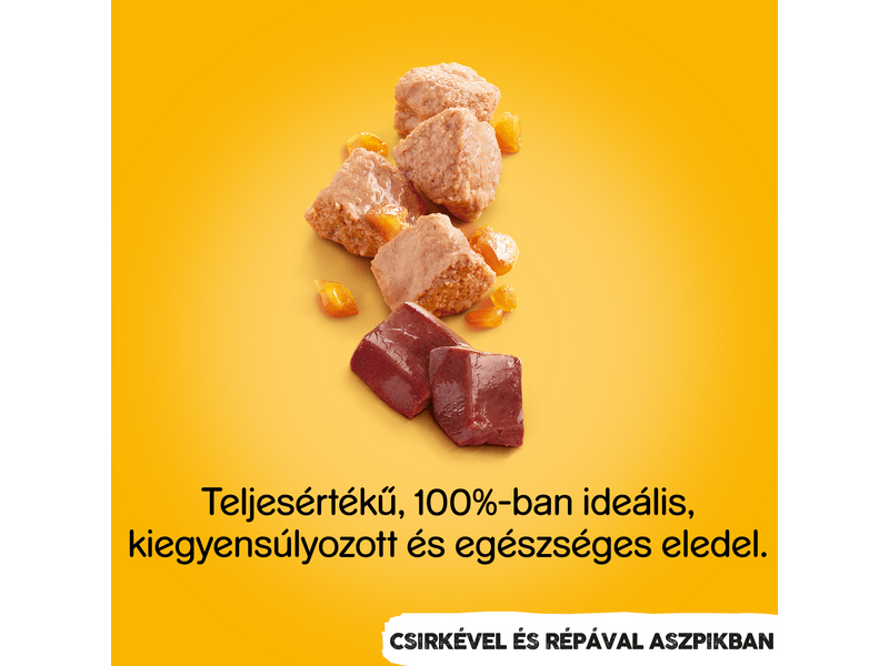 Pedigree konzerv aszpik felnőtt kutyáknak csirke&répa 1.2kg