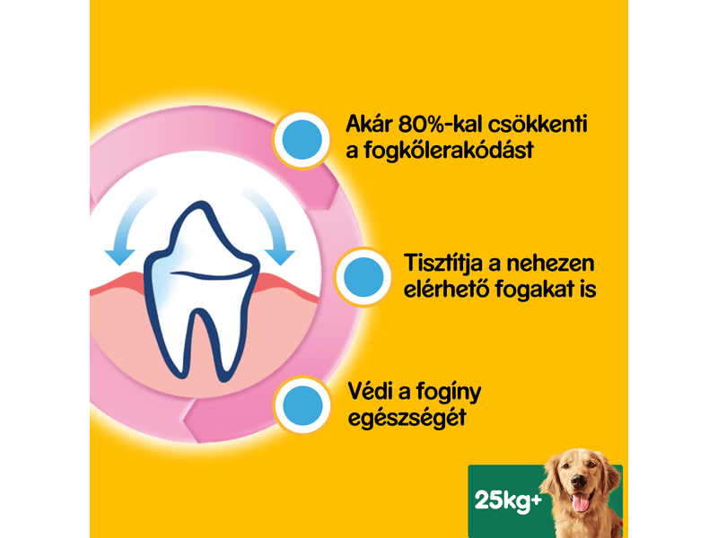 Pedigree DentaStix fogápoló 25 kg+-os kutyáknak 28db(4x270g)