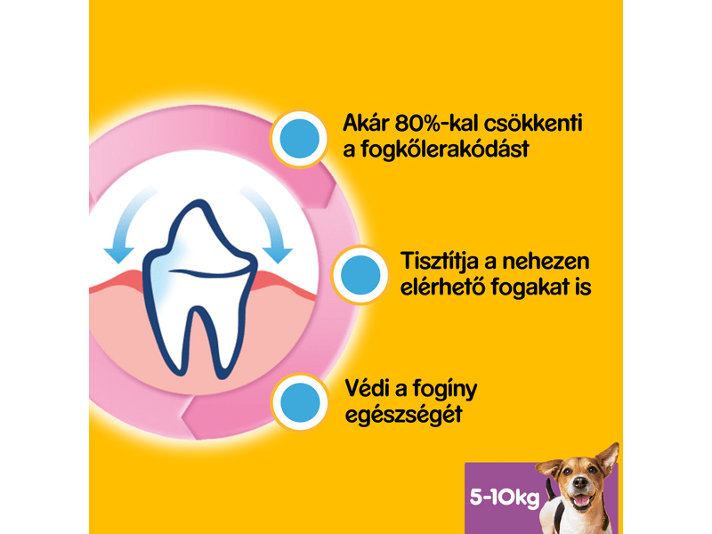 Pedigree DentaStix fogápoló 5-10kg-os kutyáknak 28db(4x110g)