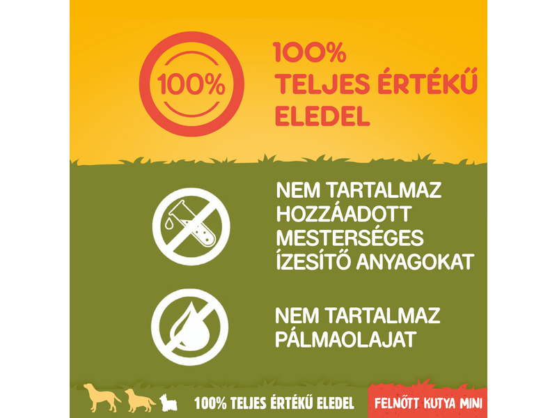 Pedigree marha&zöldség kistestű felnőtt kutya száraztáp 12kg