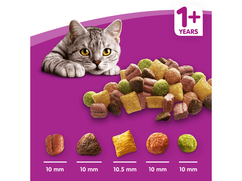 Whiskas száraztáp marhahússal, 1,4 kg