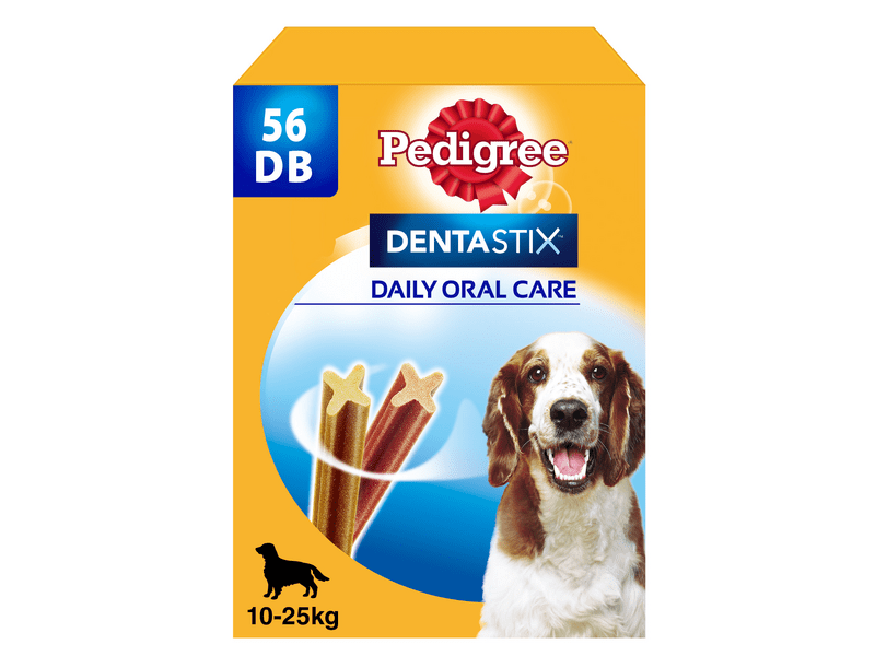 Pedigree DentaStix fogápoló 10-25kg-os kutyáknak 56db(1440g)