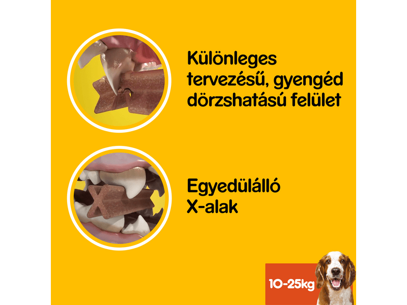 Pedigree DentaStix fogápoló 10-25kg-os kutyáknak 56db(1440g)