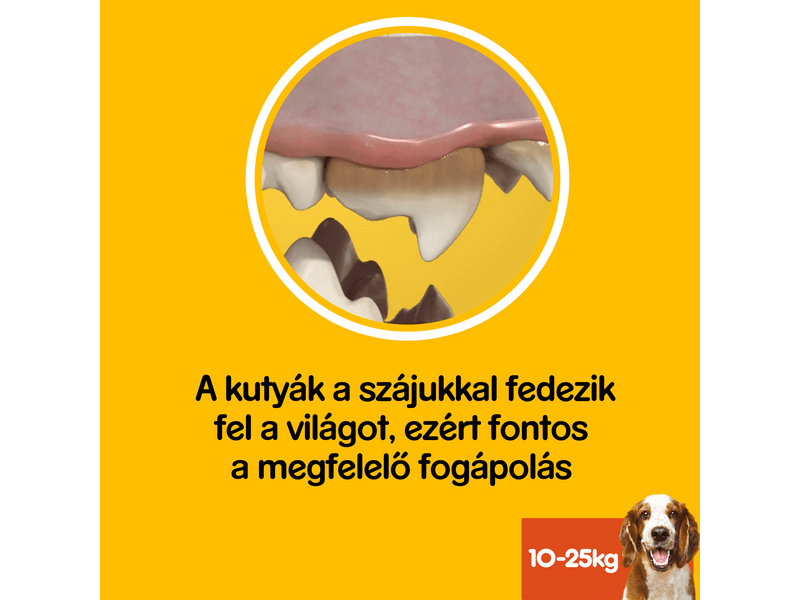 Pedigree DentaStix fogápoló 10-25kg-os kutyáknak 56db(1440g)
