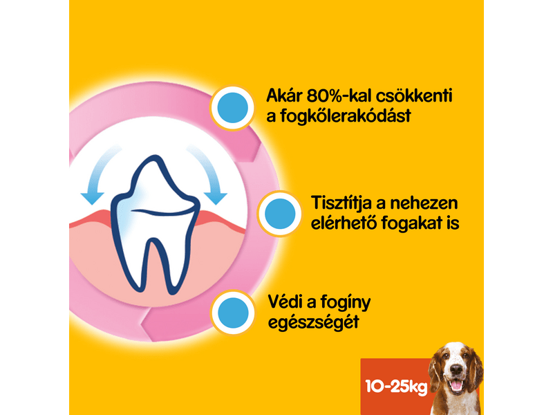 Pedigree DentaStix fogápoló 10-25kg-os kutyáknak 56db(1440g)