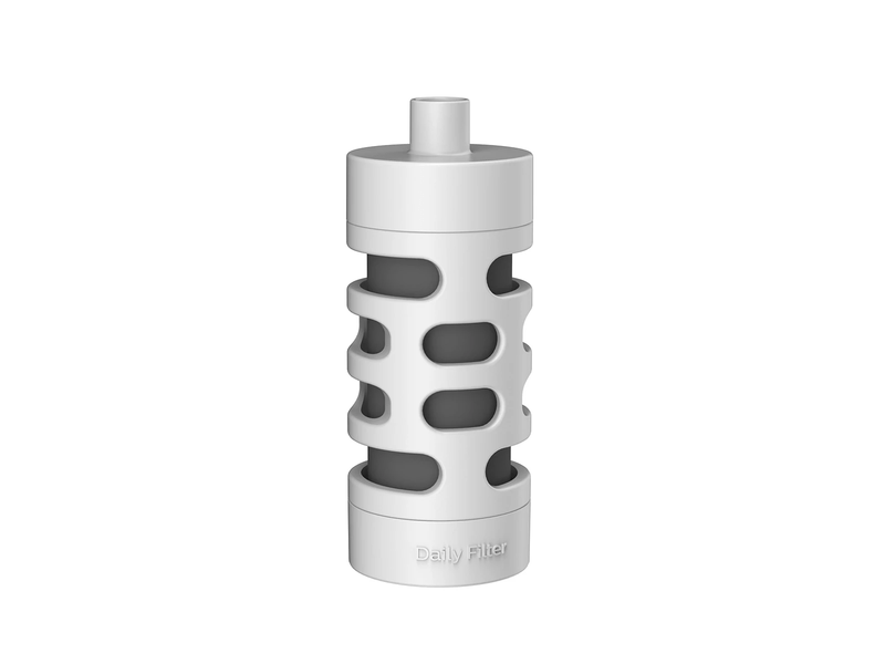 GoZero szűrős fémpalack, 550ML, szürke