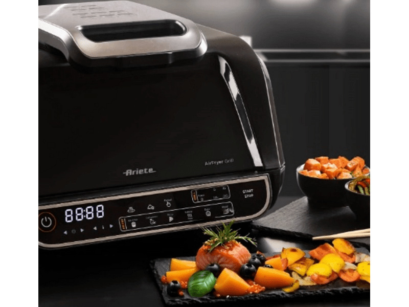 Ariete 4635 Air Fryer Grill forrólevegős sütő, fekete