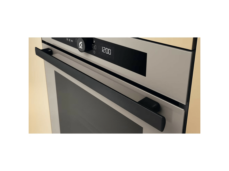 Whirlpool WOI4S8CM1SEA Beépíthető sütő, szatén + Whirlpool WMD44ME Beépíthető mikrohullámú sütő