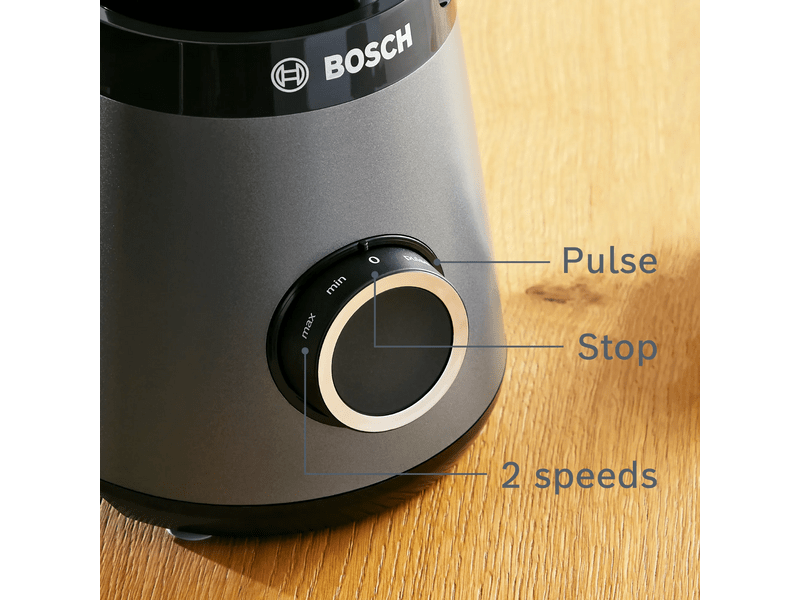 Bosch MMB6177S VitaPower Turmix kulaccsal 1200W, Ezüst