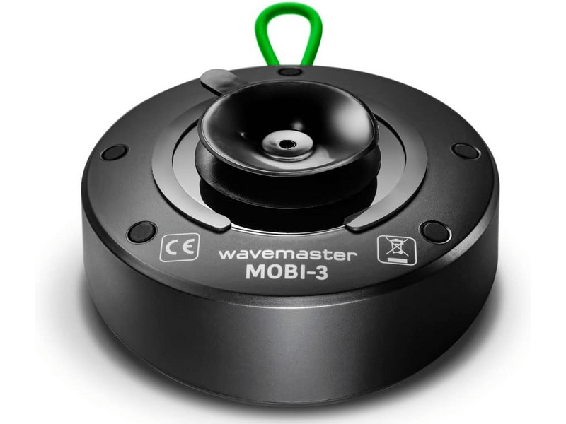 WaveMaster MOBI-3 Bluetooth hangszóró, FM rádió, Fekete/zöld