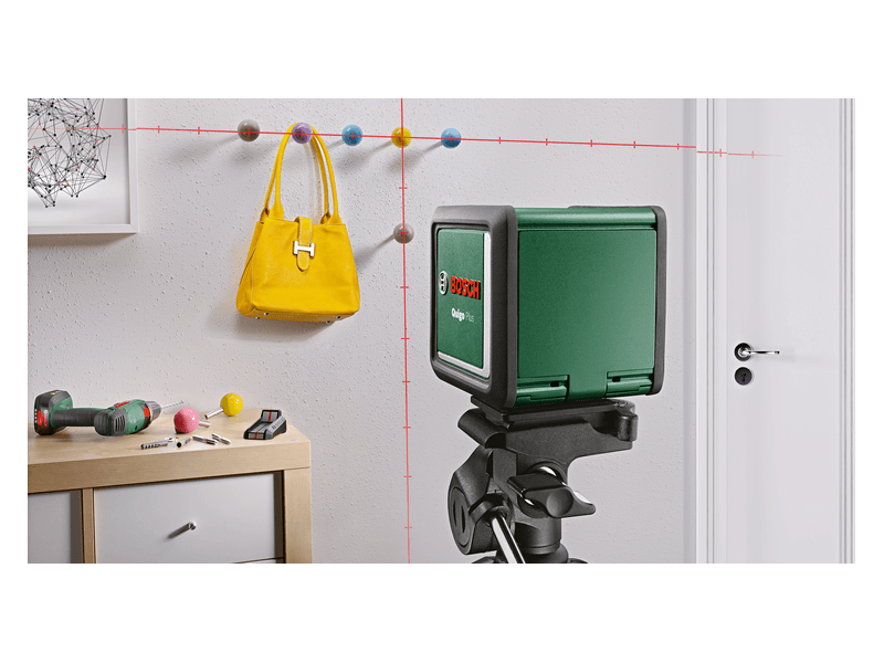 Bosch Quigo Plus Cross Line laserska libela + stalak (0603663602)