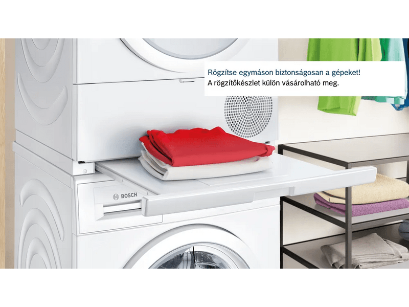 Bosch WRB247CNBY Serie 8 Hőszivattyús szárítógép