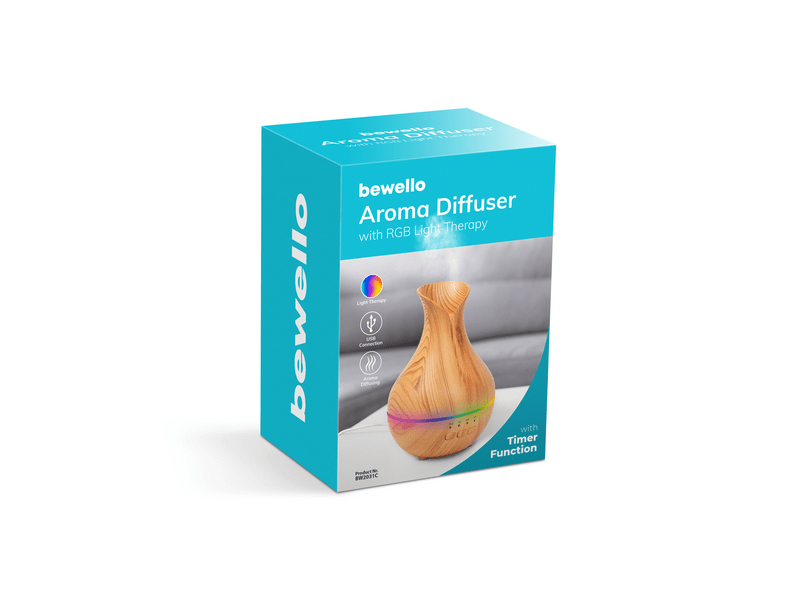 Bewello BW2031C Fényterápiás aroma diffúzor, 120ml
